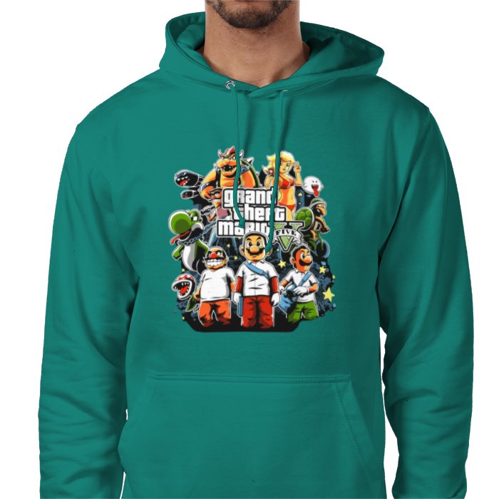 Grand Theft Auto & Super Mario Bro's - Grand Theft Mario Value Hoodie