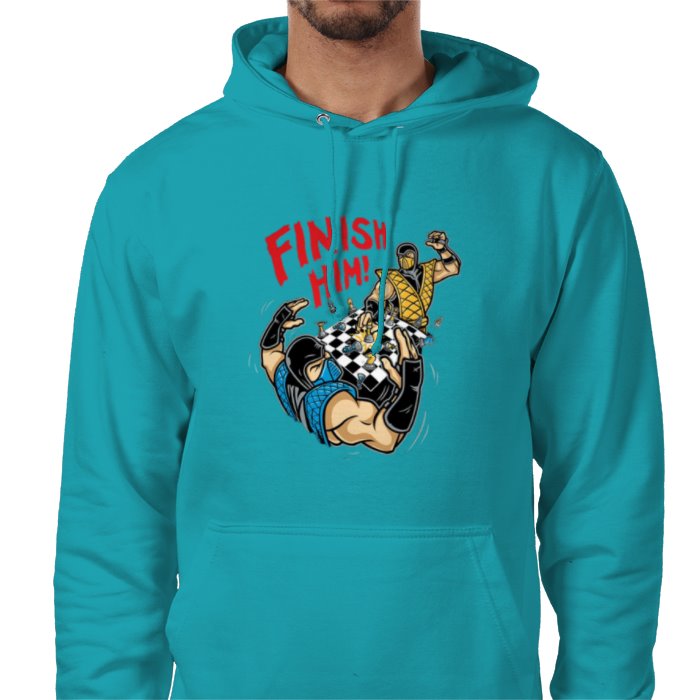 Mortal Kombat - Finish Him Chess Value Hoodie