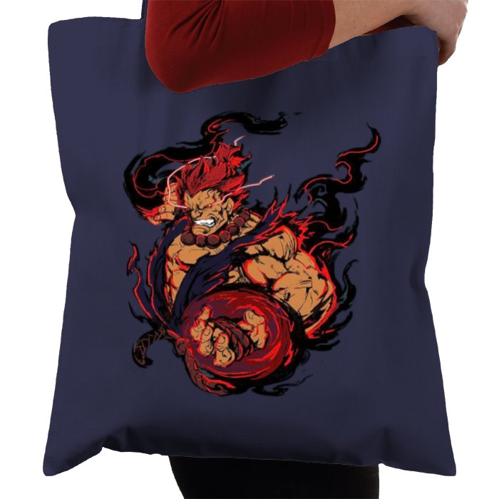 Street Fighter - Akuma Punch Tote Bag