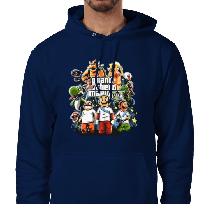 Grand Theft Auto & Super Mario Bro's - Grand Theft Mario Value Hoodie