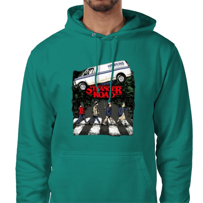 Stranger Things & The Beatles - Abbey Road Value Hoodie