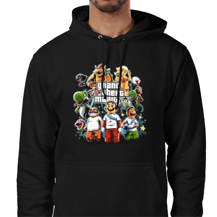 Grand Theft Auto & Super Mario Bro's - Grand Theft Mario Value Hoodie