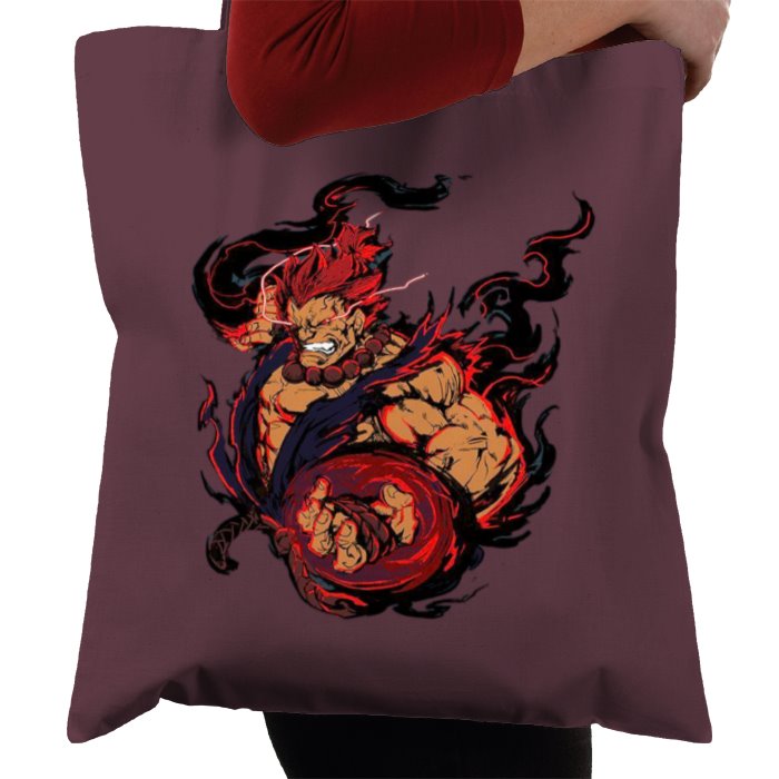 Street Fighter - Akuma Punch Tote Bag