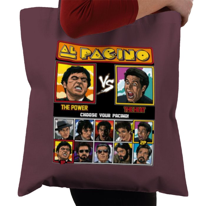 Al Pacino & Street Fighter & Pacman - Al Pac Fighter Tote Bag