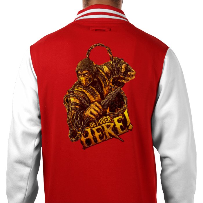 Mortal Kombat - Get Over Here V2 Varsity Jacket