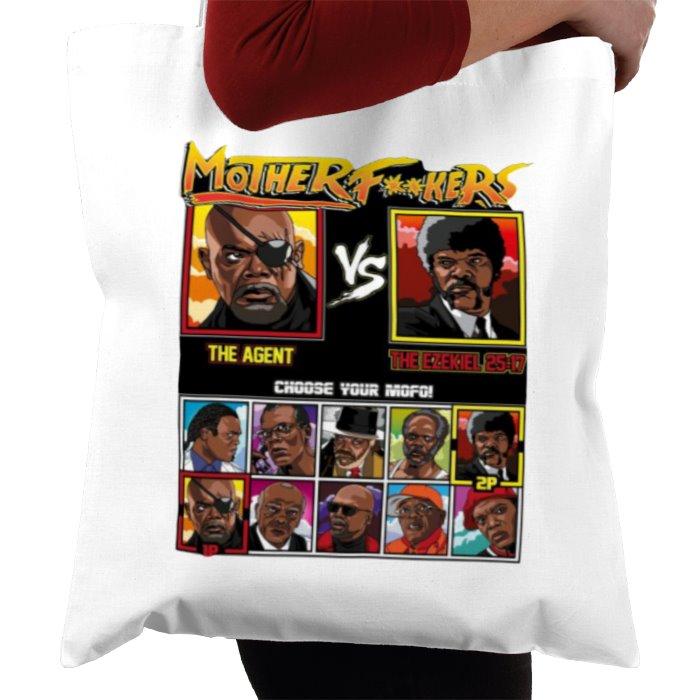 Samuel Jackson & Street Fighter - Mother F**kers Tote Bag