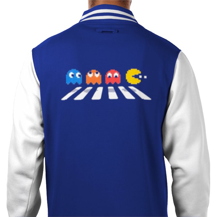 Pacman & The Beatles - Abby Road Varsity Jacket