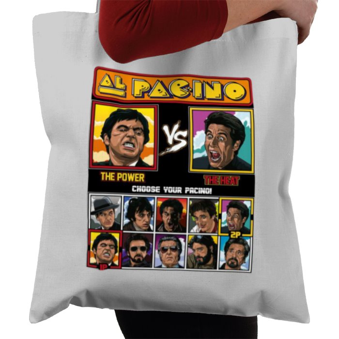 Al Pacino & Street Fighter & Pacman - Al Pac Fighter Tote Bag