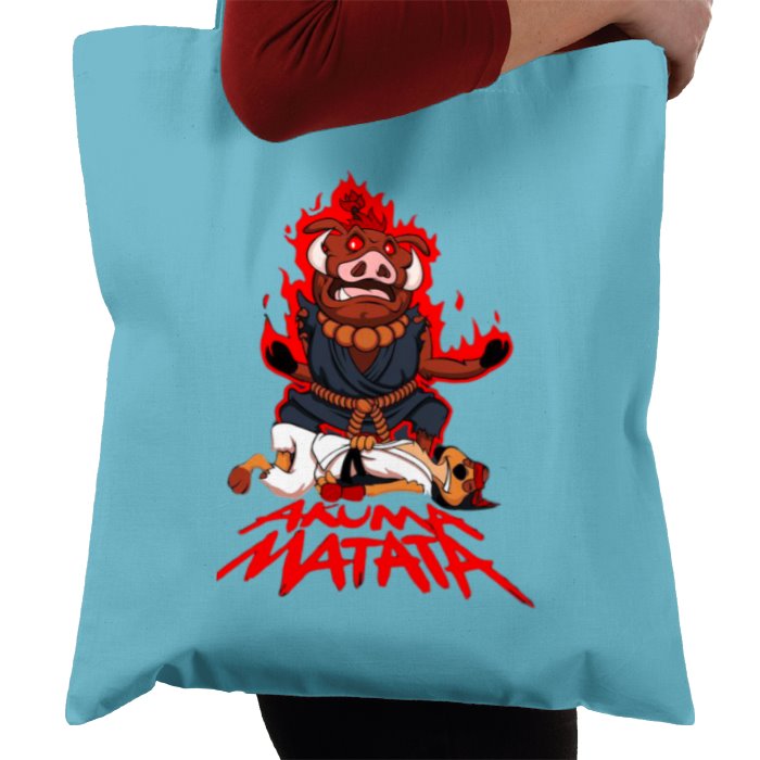 Timone & Pumba & Street Fighter - Akuma Matata Tote Bag