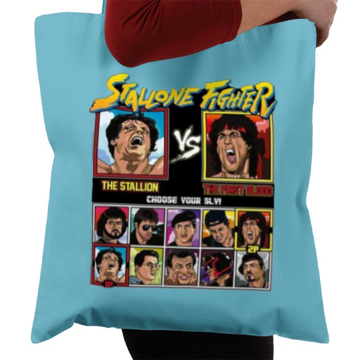 Sylvester Stallone & Street Fighter - Stallone Fighter Tote Bag