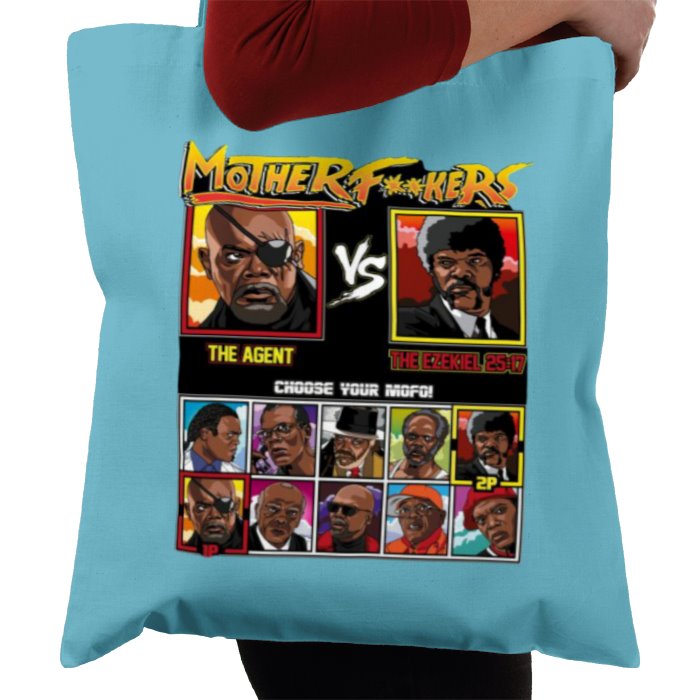 Samuel Jackson & Street Fighter - Mother F**kers Tote Bag