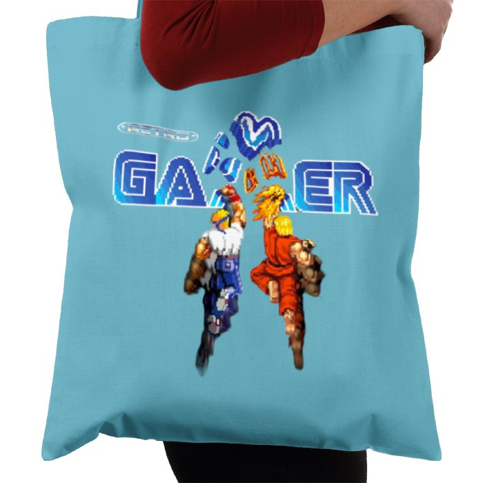 Street Fighter & Sega - Retro Gamer Tote Bag