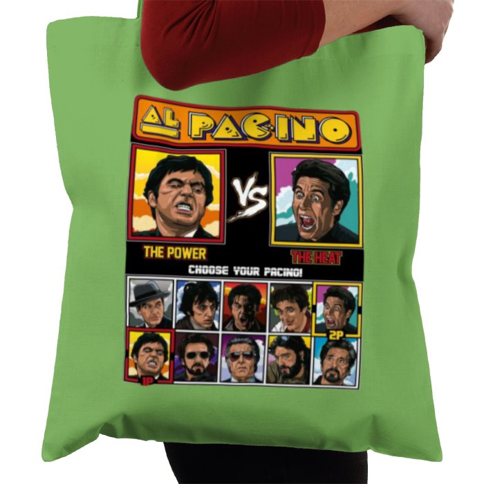 Al Pacino & Street Fighter & Pacman - Al Pac Fighter Tote Bag