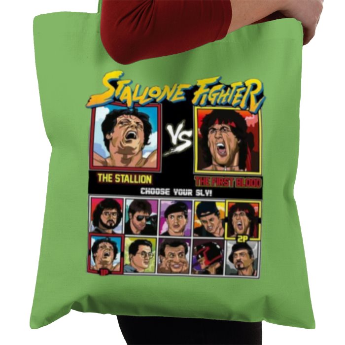 Sylvester Stallone & Street Fighter - Stallone Fighter Tote Bag