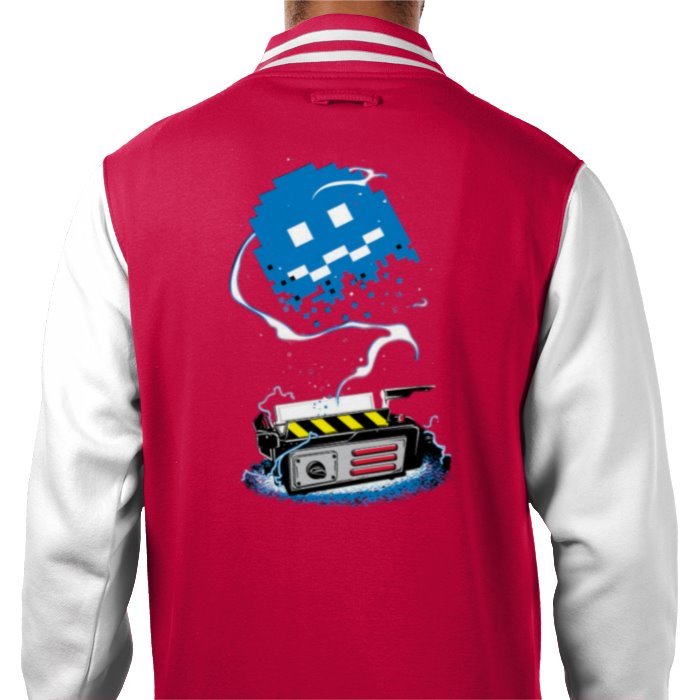 Pacman & Ghostbusters - Ghost Trap Varsity Jacket