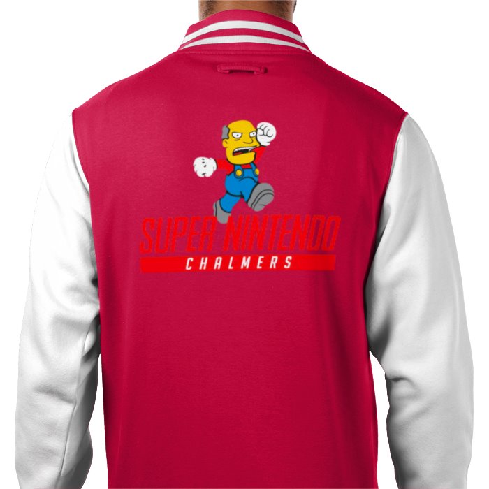 Super Nintendo & Super Mario Bro's & The Simpsons - Super Nintendo Chalmers Varsity Jacket