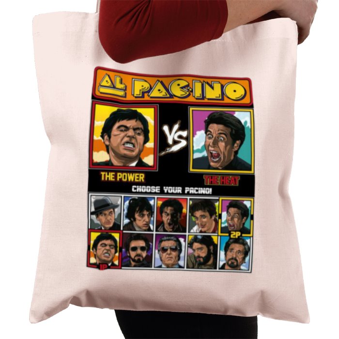 Al Pacino & Street Fighter & Pacman - Al Pac Fighter Tote Bag