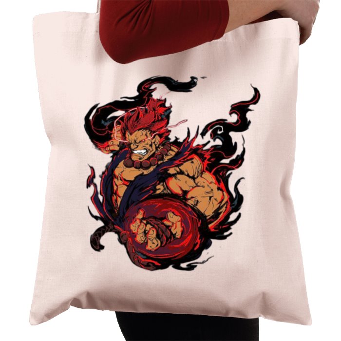 Street Fighter - Akuma Punch Tote Bag