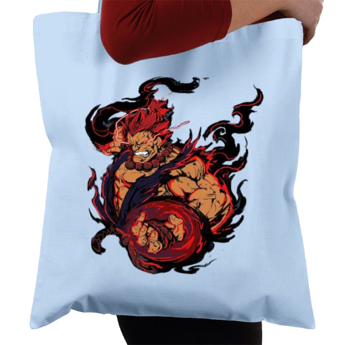 Street Fighter - Akuma Punch Tote Bag