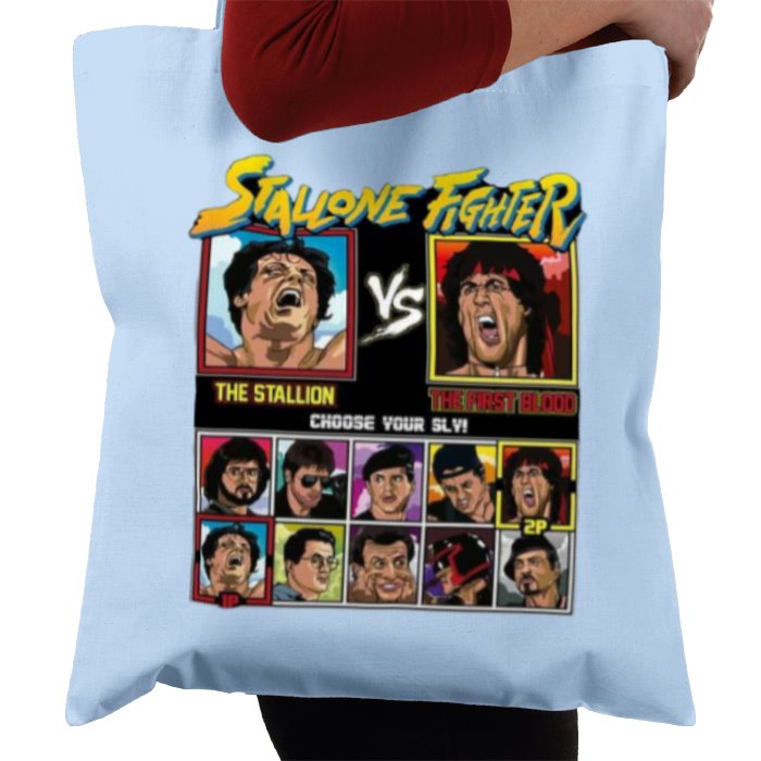 Sylvester Stallone & Street Fighter - Stallone Fighter Tote Bag