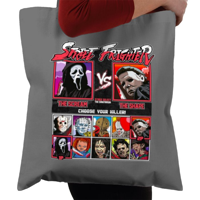 Horror Movies & Street Fighter - Street Frighter Tote Bag