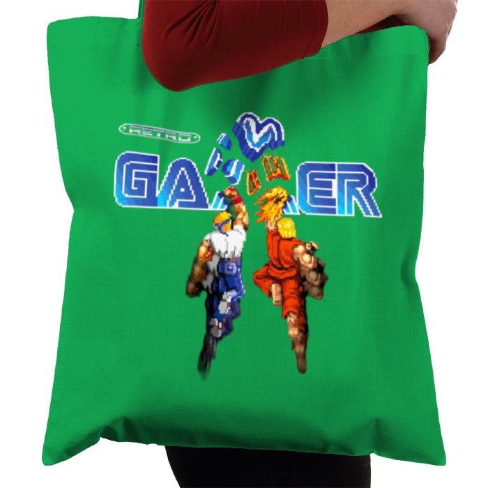 Street Fighter & Sega - Retro Gamer Tote Bag