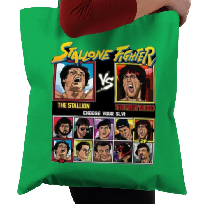 Sylvester Stallone & Street Fighter - Stallone Fighter Tote Bag