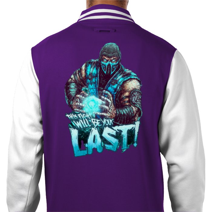 Mortal Kombat - Sub Zero Last Match Varsity Jacket