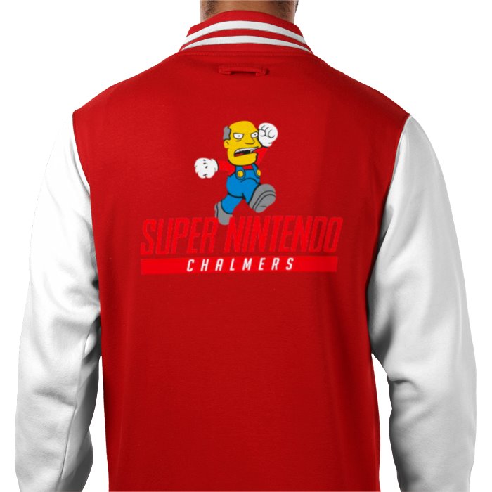 Super Nintendo & Super Mario Bro's & The Simpsons - Super Nintendo Chalmers Varsity Jacket