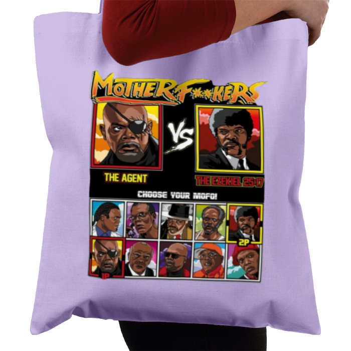 Samuel Jackson & Street Fighter - Mother F**kers Tote Bag