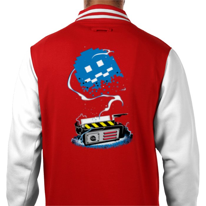 Pacman & Ghostbusters - Ghost Trap Varsity Jacket