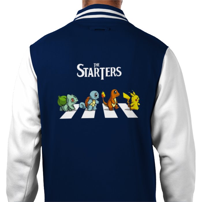 Pokémon & The Beatles - Abby Road Starters Varsity Jacket