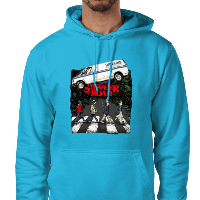 Stranger Things & The Beatles - Abbey Road Value Hoodie