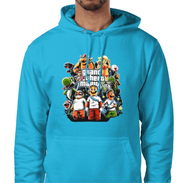 Grand Theft Auto & Super Mario Bro's - Grand Theft Mario Value Hoodie