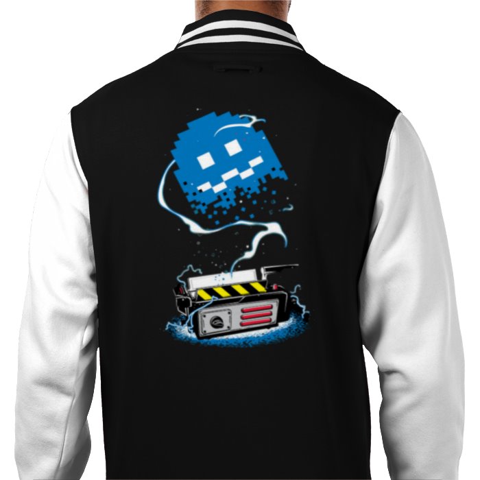 Pacman & Ghostbusters - Ghost Trap Varsity Jacket