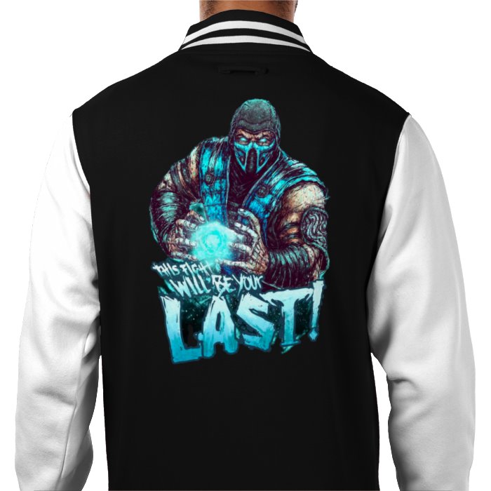 Mortal Kombat - Sub Zero Last Match Varsity Jacket