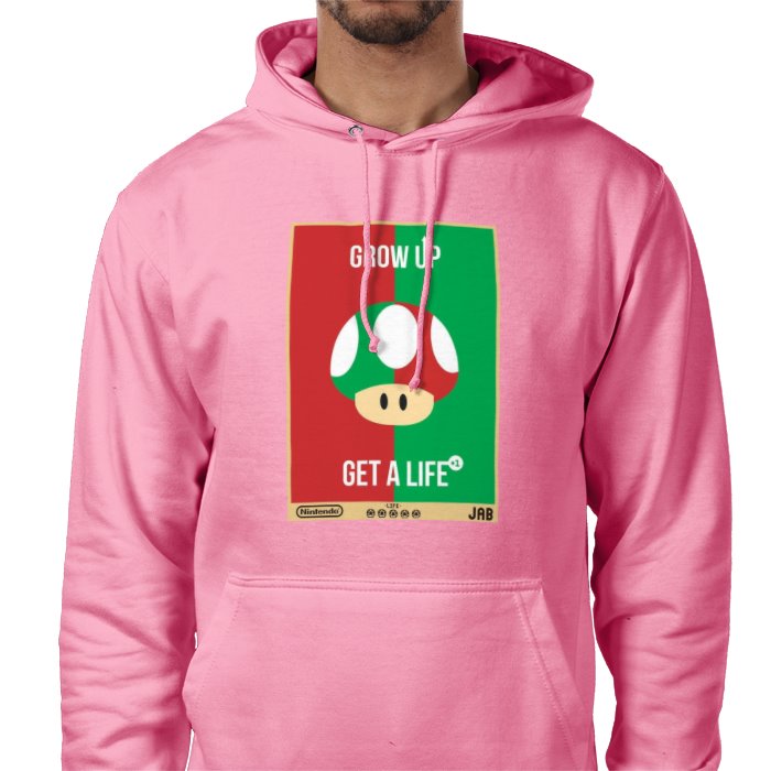 Super Mario Bro's - Get A Life Value Hoodie