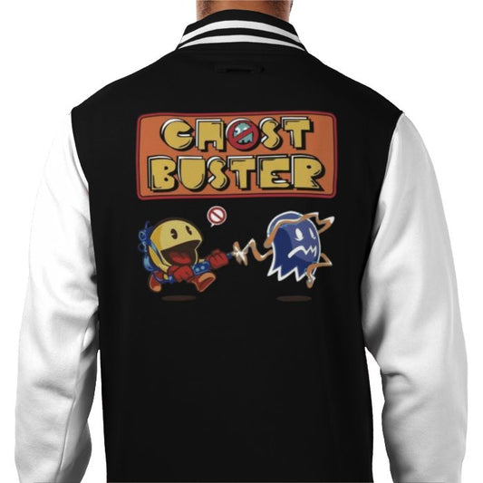 Pacman & Ghostbusters - Ghost Buster Varsity Jacket