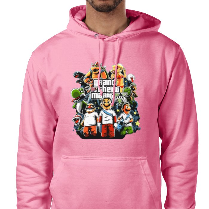 Grand Theft Auto & Super Mario Bro's - Grand Theft Mario Value Hoodie