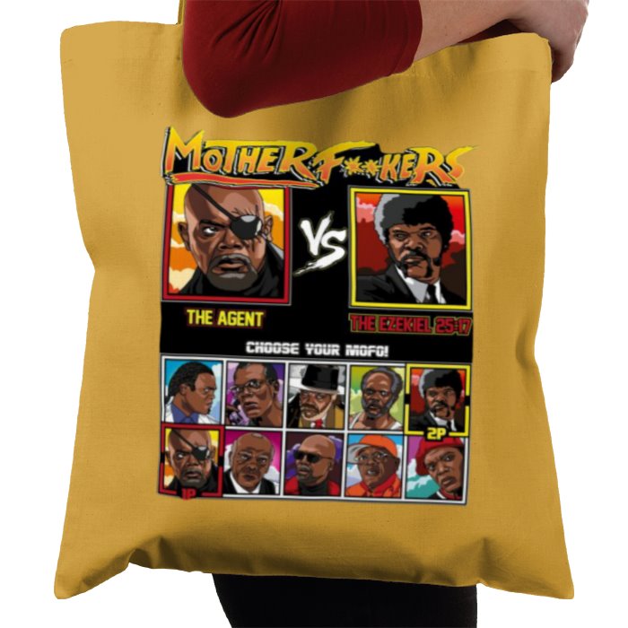 Samuel Jackson & Street Fighter - Mother F**kers Tote Bag