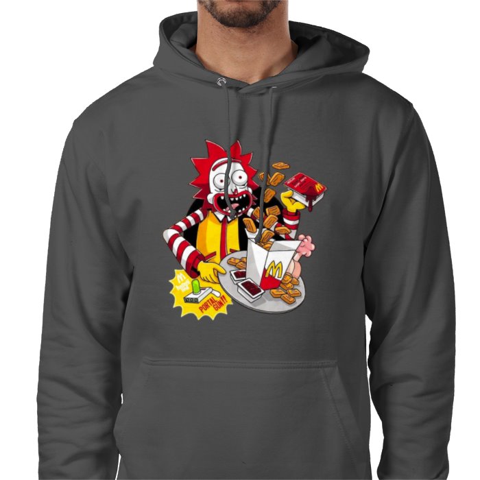 Rick & Morty & Mc Donald's - Rick Mc Donald Value Hoodie