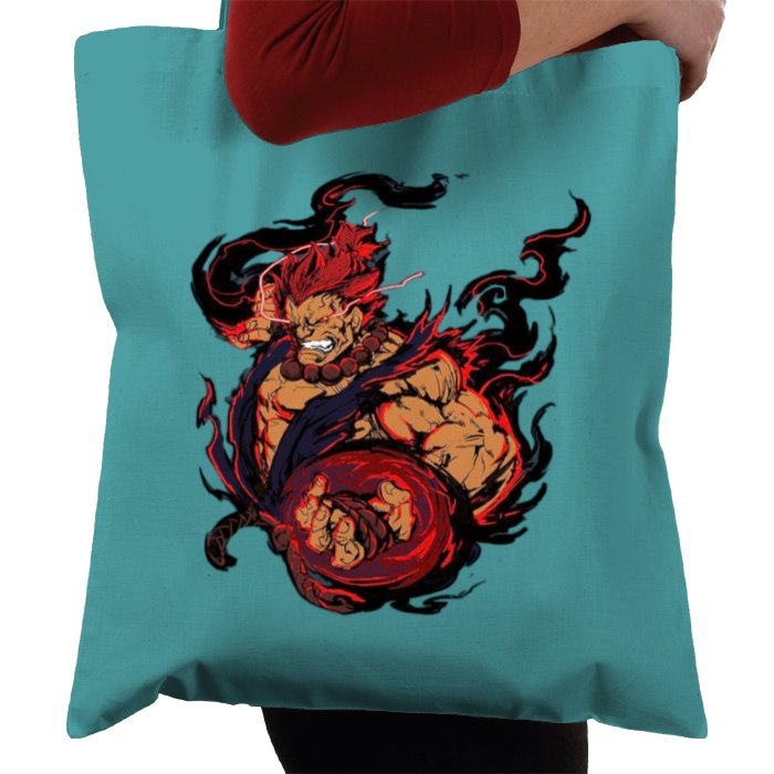 Street Fighter - Akuma Punch Tote Bag