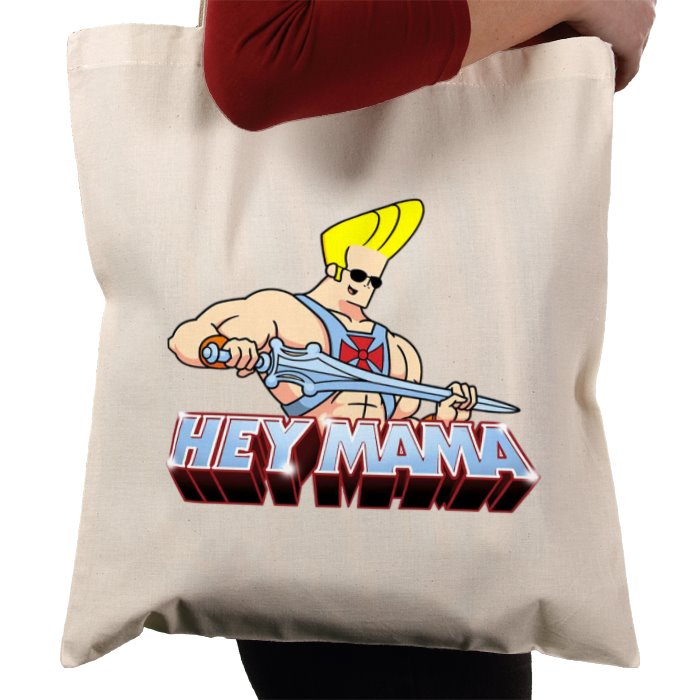 Johnny Bravo & He-Man - Hey Mama Tote Bag