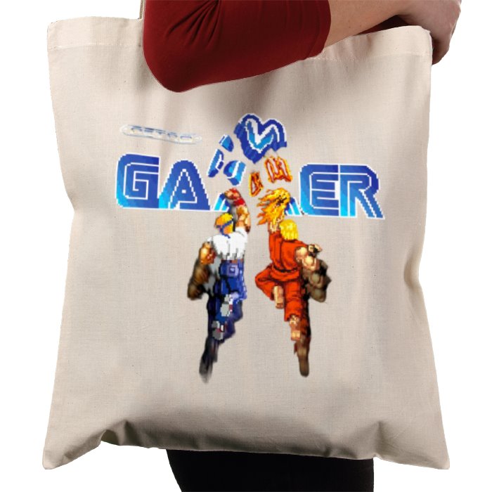 Street Fighter & Sega - Retro Gamer Tote Bag