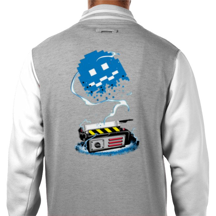 Pacman & Ghostbusters - Ghost Trap Varsity Jacket