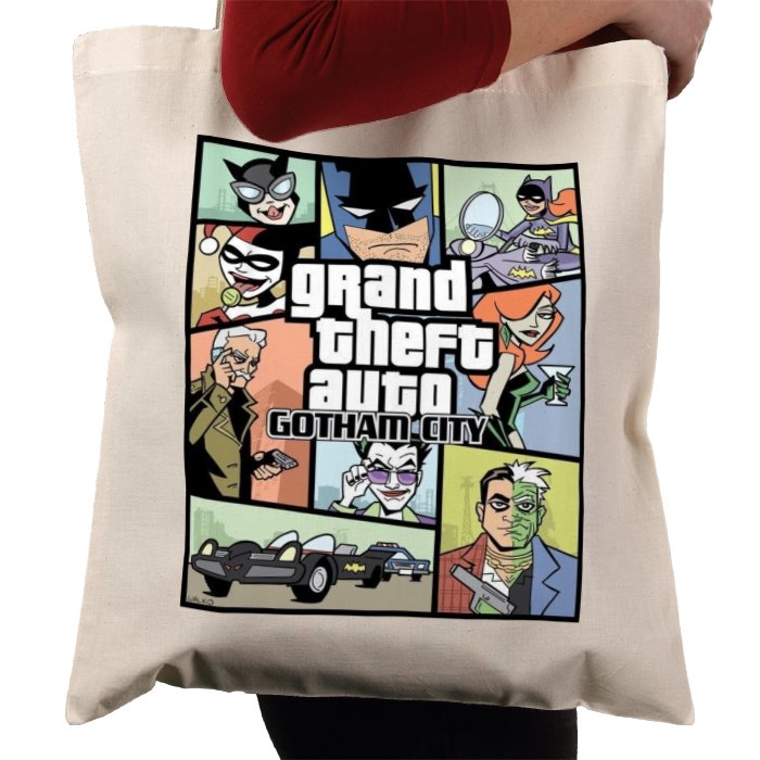 Batman & Grand Theft Auto - Grand Theft Auto Gotham Tote Bag