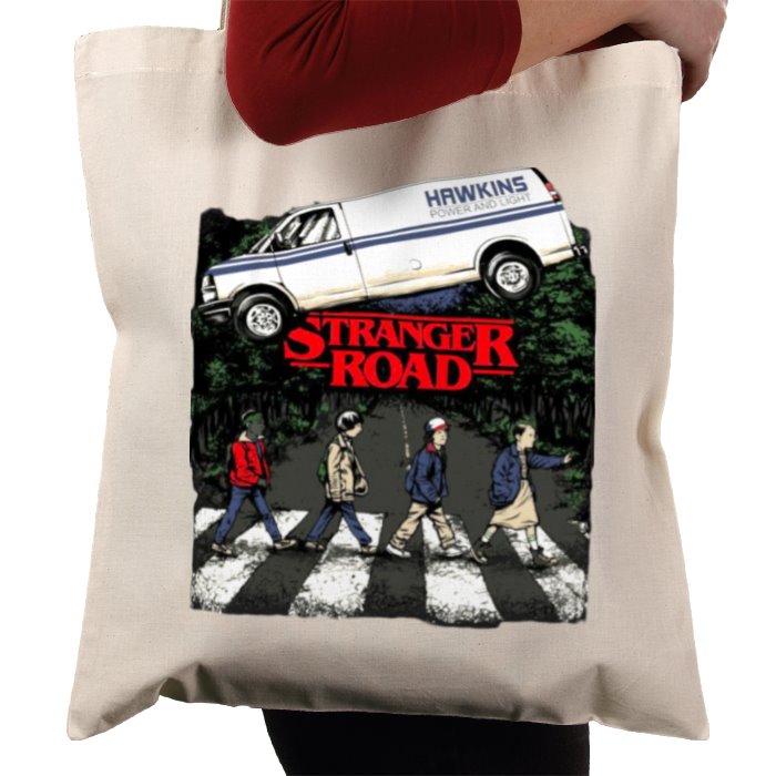 Stranger Things & The Beatles - Abbey Road Tote Bag