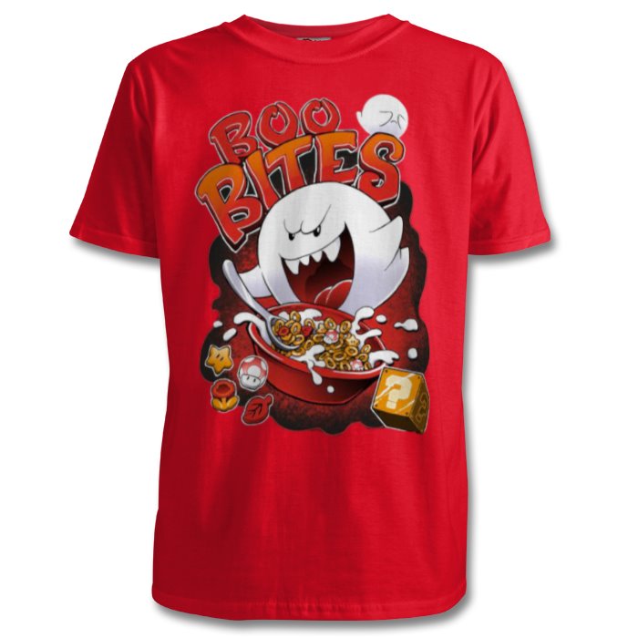 Super Mario Bro's - Boo Bites Cereal T-shirt