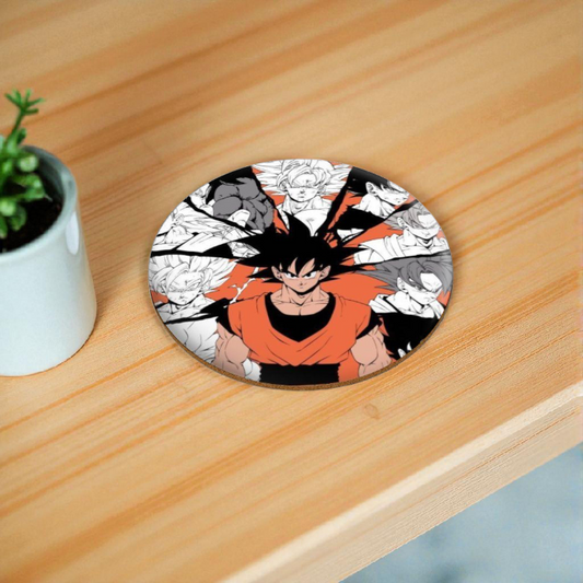 Dragonball Z - Saiyan Theme Round Coaster