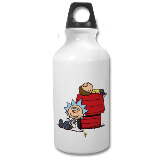 Rick & Morty x Snoopy - Snoopy Rick Water Bottle